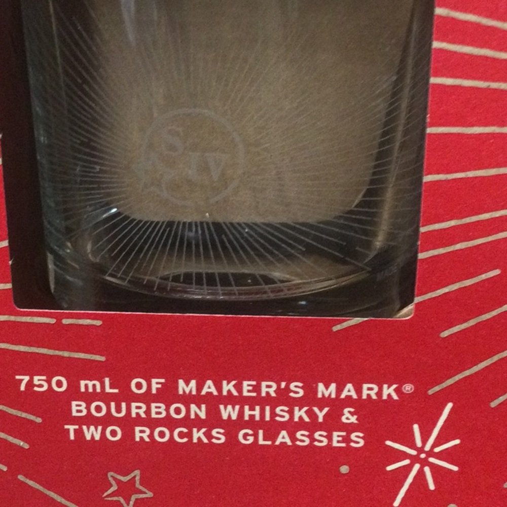 New Maker’s Mark Bourbon Whiskey Glasses